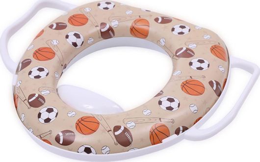 Παιδικό Κάθισμα Τουαλέτας Lorelli Μαλακό Εκπαιδευτικό με Χειρολαβές Balls Πολύχρωμο