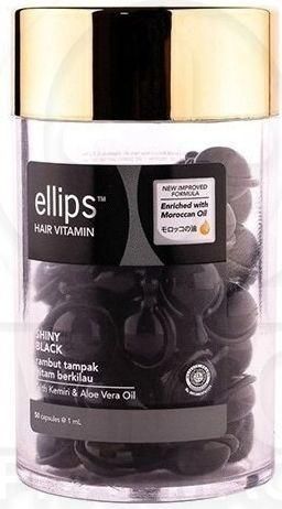 Αμπούλες Μαλλιών Ellips Shiny Black Ενδυνάμωσης 50x1ml