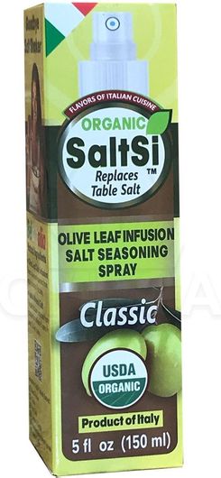 Σπρέι Αλμυρού Καρυκεύματος SaltSi Organic Saltsi Olive Leaf Infusion Salt Seasoning Spray Classic Κλασσικό Βιολογικό 150ml