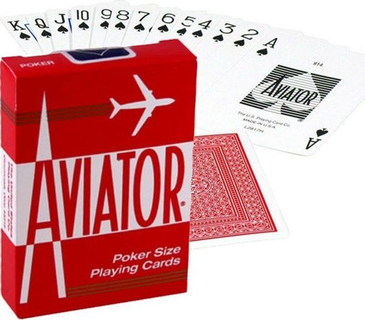 Τράπουλα Bicycle Aviator Jumbo Index 09178 Συλλεκτική Μονή Πλαστικοποιημένη