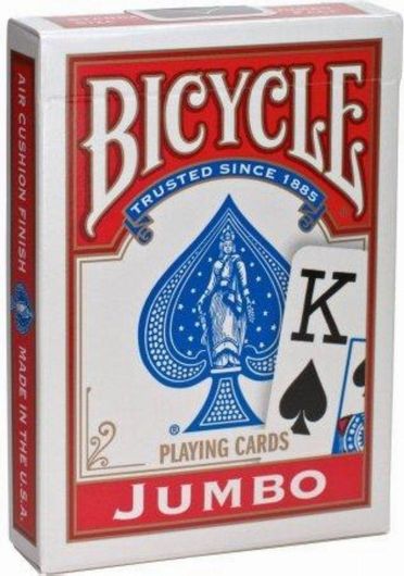 Τράπουλα Bicycle Jumbo Αριθμούς 00885 Συλλεκτική Μονή Πλαστικοποιημένη