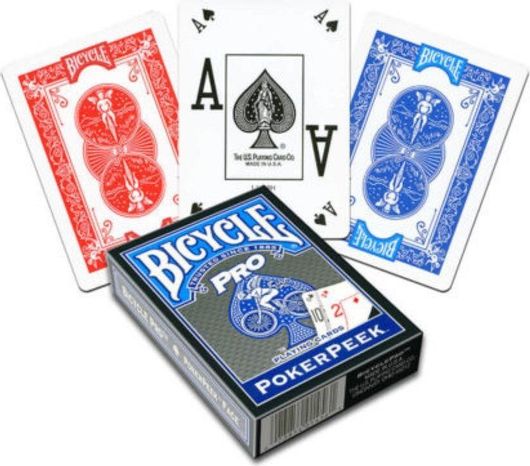 Τράπουλα Bicycle Pro Pokerpeek 14561 Κλασική Μονή Πλαστικοποιημένη