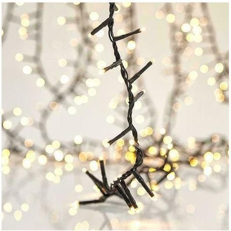 800 Λαμπάκια LED 19.18μ. Θερμό Λευκό σε Σειρά 1τμχ Eurolamp