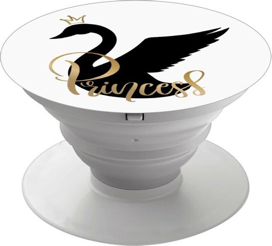 Pop Holder koupakoupa Swan Princess με Λευκή Βάση