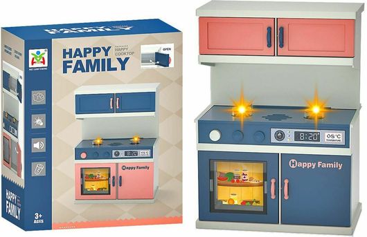 Παιχνίδι ToyMarkt Παιδική Κουζίνα Happy Family για 3+ Ετών