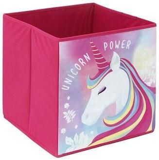 Παιδικό Κουτί Αποθήκευσης Arditex Unicorn Σκαμπό Υφασμάτινο 31cm Ροζ