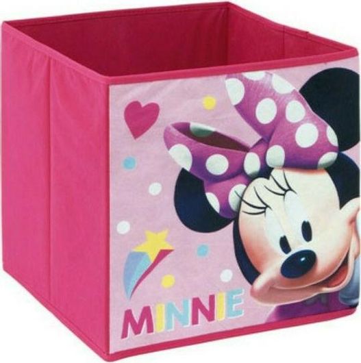 Παιδικό Καλάθι Αποθήκευσης Arditex Minnie Mouse 31cm Ροζ