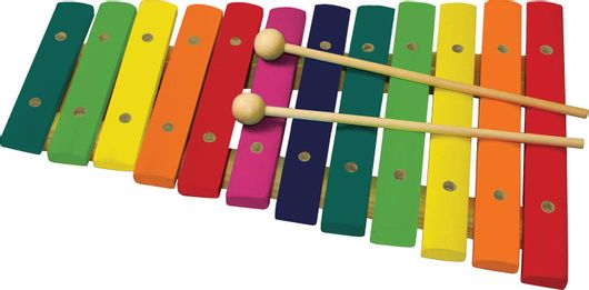 Μουσικό Παιχνίδι Svoora Ξυλόφωνο 1.5 Οκτάβα 12 με Νότες 35x5x24cm Πολύχρωμο για 3+ Ετών