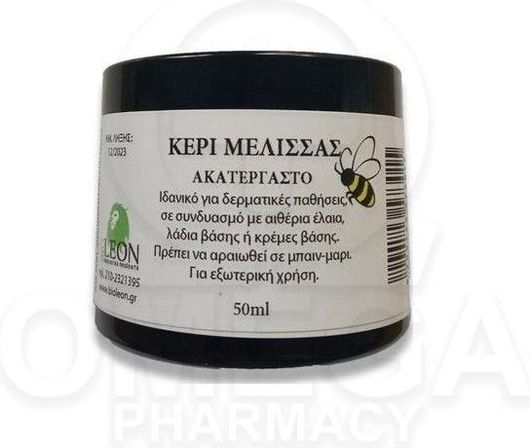 BioLeon Κερί Μέλισσας Ακατέργαστο 50ml
