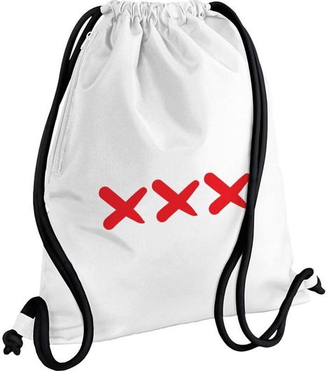 Αθλητική Τσάντα Πλάτης Γυμναστηρίου 48x40cm Unisex Xxx Λευκό