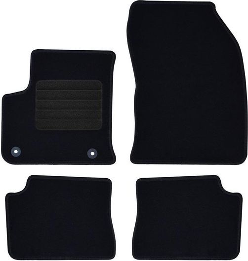 Πατάκι Αυτοκινήτου Rigum για Opel Corsa-e F / Mokka-e Μπροστινά και Πίσω 4τμχ Μαύρο