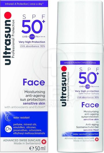 Αντηλιακό Προσώπου Ultrasun Professional Protection Anti-age SPF50 50ml