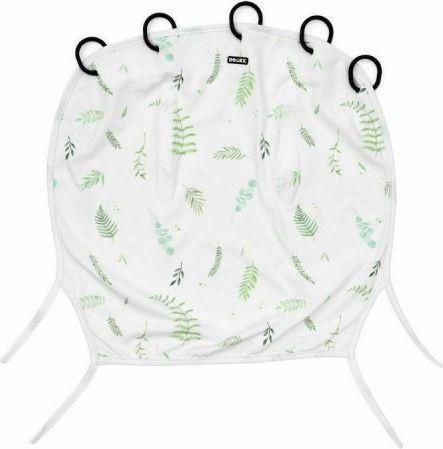 Ηλιοπροστασία Καροτσιού Dooky Tuscany με UPF40+ Βαμβακερή Λευκό