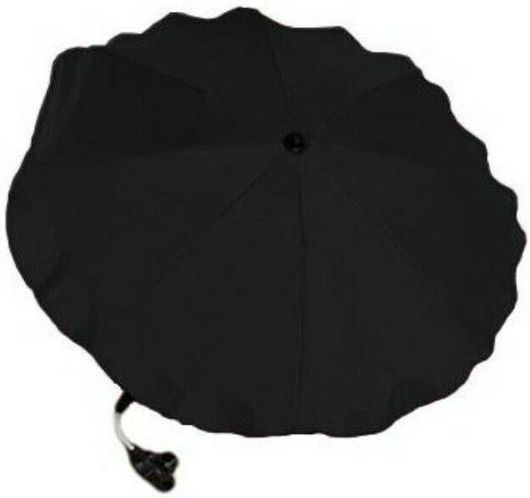 Ομπρέλα Καροτσιού New Baby με Ρύθμιση Κλίσης 65x65x60cm Μαύρο