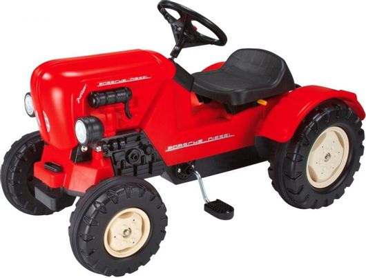 Περπατουρα Big Ποδοκίνητο Τρακτέρ Porsche Diesel Junior 3+ Ετών Κόκκινο