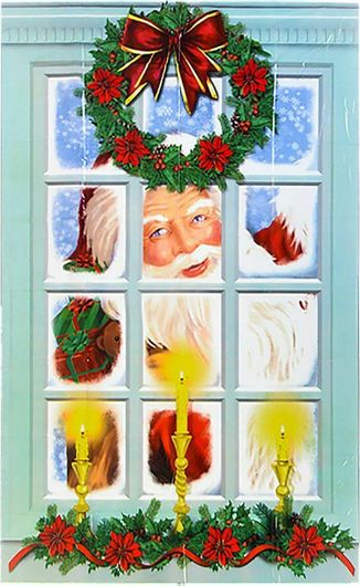 Χριστουγεννιάτικο Κάλυμμα Πόρτας Άγιος Βασίλης Xmasfest 1133070 122x76cm 