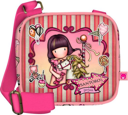 Παιδική Τσάντα Ώμου Santoro Gorjuss Μίνι Carousel Ροζ