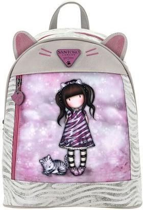 Παιδική Τσάντα Πλάτης Santoro Gorjuss Μεγάλη 25. 5x31x10 Cm Ruby Wild Λευκό