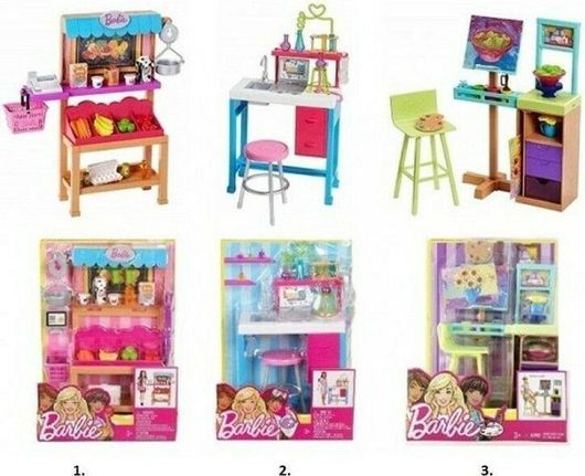 FJB25 Barbie Δωμάτια για 3+ Ετών