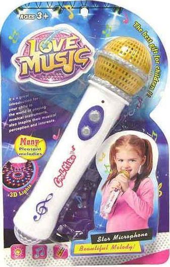 Παιδικό Μικρόφωνο Zita Toys Love Music με Φώτα & Μελωδίες για 3+ Ετών