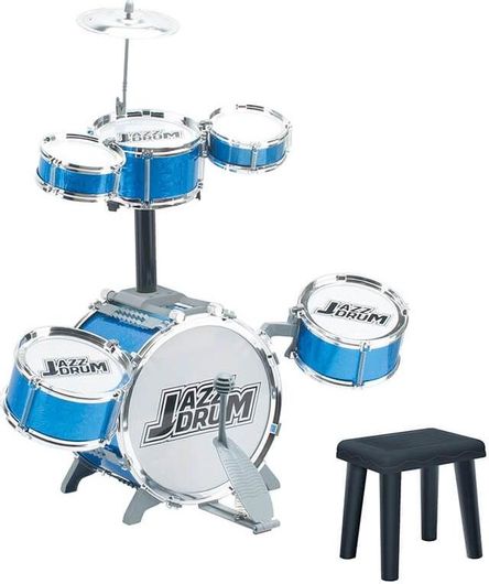 Ντραμς με 8 Τύμπανα & Σκαμπό για 3+ Ετών