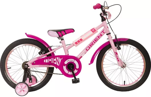 Παιδικό Ποδήλατο Orient Primo 18" με Βοηθητικές Ρόδες Ροζ