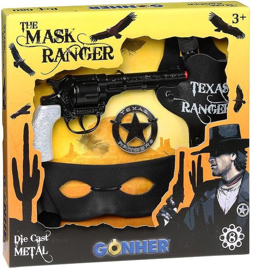 Σετ Μάσκα & Όπλο Gonher 403680 8σφαιρο Ranger για 3+ Ετών