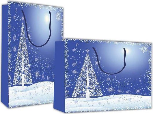 Χριστουγεννιάτικη Τσάντα Δώρου Next Χριστουγεννιάτικο Τοπίο Χάρτινη