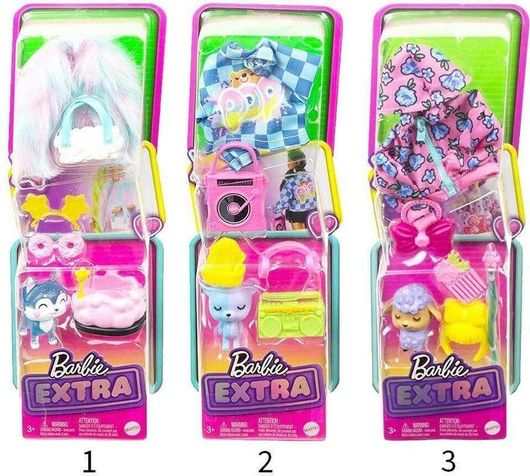 Σετ Barbie Mattel με Ζωάκια & Αξεσουάρ σε Διάφορα Σχέδια 1τμχ για 3+ Ετών