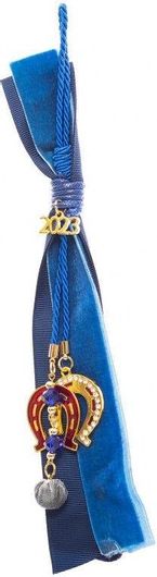 Γούρι ea688 2023 Διπλό Πέταλο Μπλε