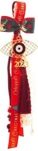 Γούρι ea736 2023 με Μεγάλο Μάτι Κόκκινο