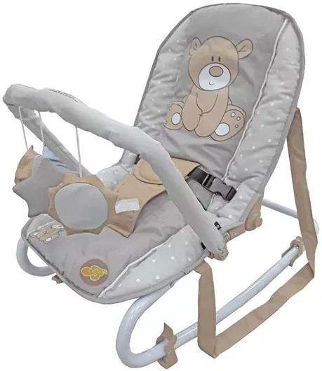 Relax Μωρού Beboulino Calme Mooving Bear Για Μέγιστο Βάρος Παιδιού 9kg Γκρι