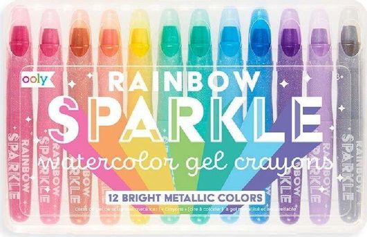 Μαρκαδόροι Ζωγραφικής  Gel Ooly Rainbow Sparkle με Εφέ Νερομπογιάς 12τμχ Πολύχρωμο