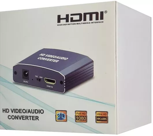 Μετατροπέας HDMI female σε 3.5mm Jack / Scart female Μαύρο