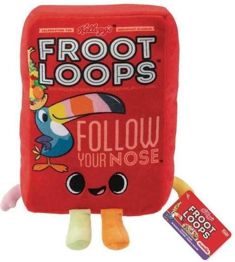 Funko Plushies Kelloggs Froot Loops Cereal Box #57769