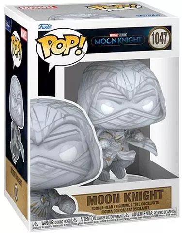 Funko Pop! Marvel: Moon Knight - Moon Knight 1047 Bobble-Head & Glows in the Dark Special Edition