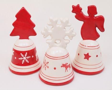 Χριστουγεννιάτικο Κουδούνι 9x5cm Τυχαία Επιλογή Χρώματος/ Σχεδίου