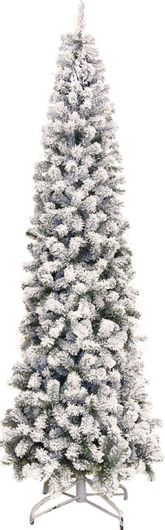 Χριστουγεννιάτικο Δέντρο Twentyfive Cypress Slim Χιονισμενο 240cm Πράσινο