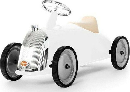 Περπατούρα Baghera Retro Rider Ride On Αυτοκινητάκι για 12+ Μηνών Λευκό