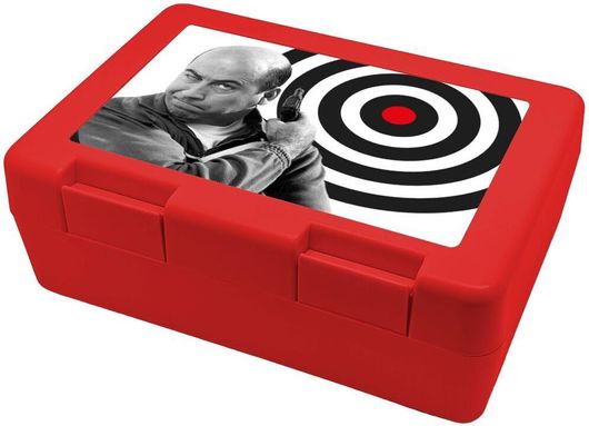 Παιδικό Δοχείο Φαγητού Θου Βου Φαλακρός Πράκτωρ 185x128x65mm Κόκκινο