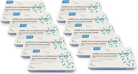 Διαγνωστικό Τεστ COVID-19 & Γρίπης Α & Β Realy με Ρινοφαρυγγικό Δείγμα 10τμχ