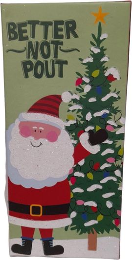 Χριστουγεννιάτικο Κουτί Xmasfest 1132873 Άγιος Βασίλης Πλακέ 17.5x8x3cm