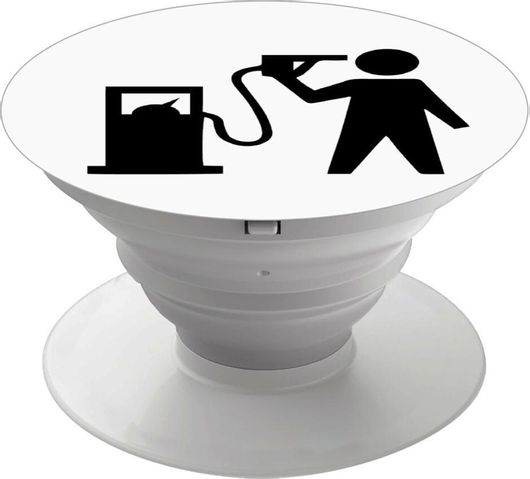 Pop Holder koupakoupa Fuel crisis με Λευκή Βάση