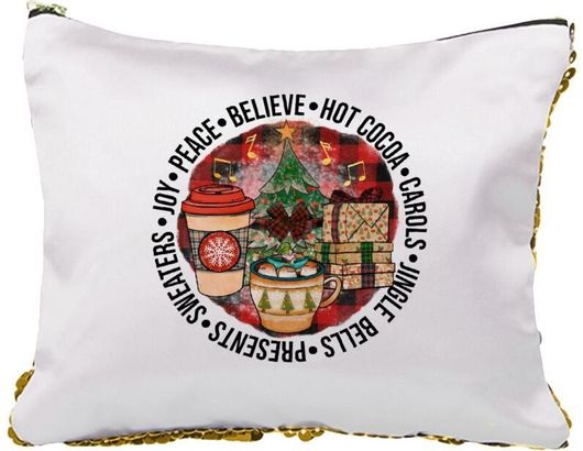 Νεσεσέρ Joy Peace Believe Hot Cocoa Carols με Πούλιες Χρυσό