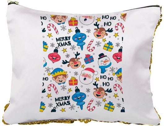 Νεσεσέρ Merry Xmas Ho Ho Ho με Πούλιες Χρυσό