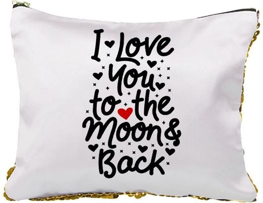 Νεσεσέρ I Love You To The Moon And Back With Hearts με Πούλιες Χρυσό