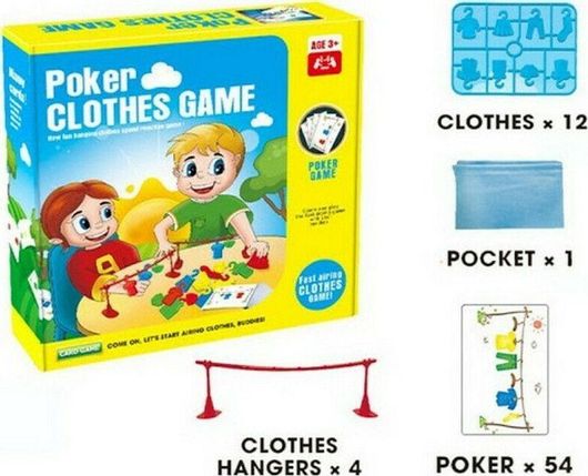 Επιτραπέζιο Παιχνίδι Πόκερ Ρούχων 2-4 Παίκτες για 3+ Ετών