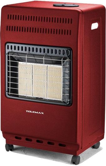Σόμπα Υγραερίου Telemax RS42 4200W 38.5x37x73.5cm Κόκκινo