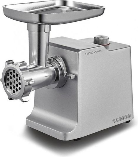 Μηχανή Άλεσης Κιμά Heinrich's HFW 8808 1800W Ασημί