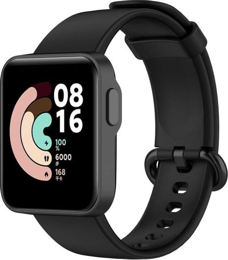 Λουράκι SmartWatch για Xiaomi Mi Watch Lite Σιλικόνης Μαύρο